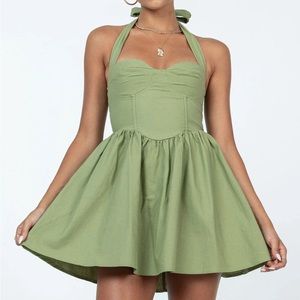 Lyle Mini Dress Sage